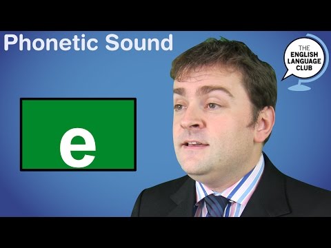 The /e/ Sound